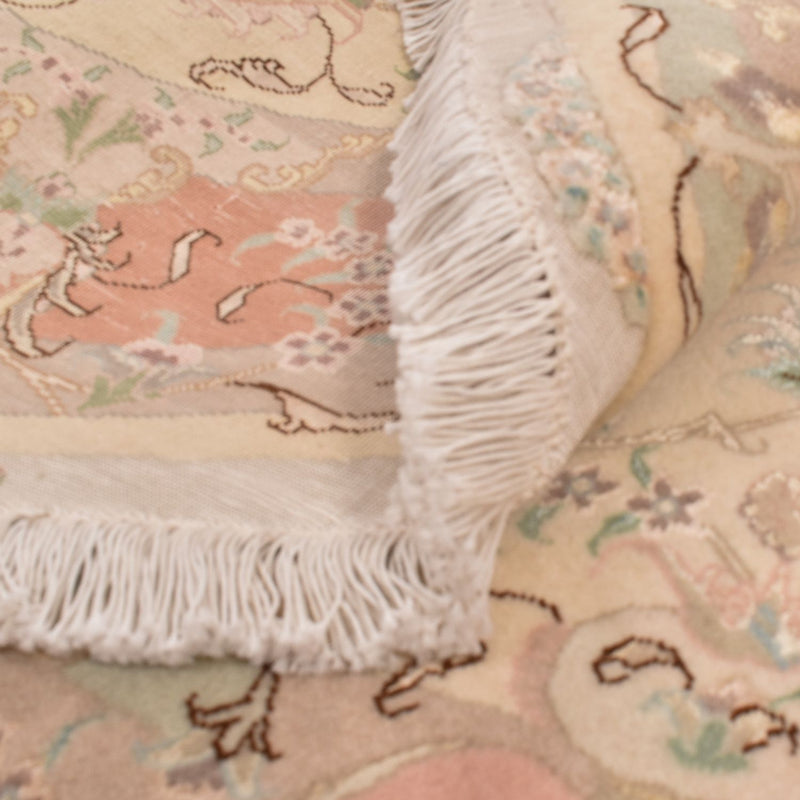 Perser Rug - Tabriz - Royal round  - 150 x 150 cm - beige