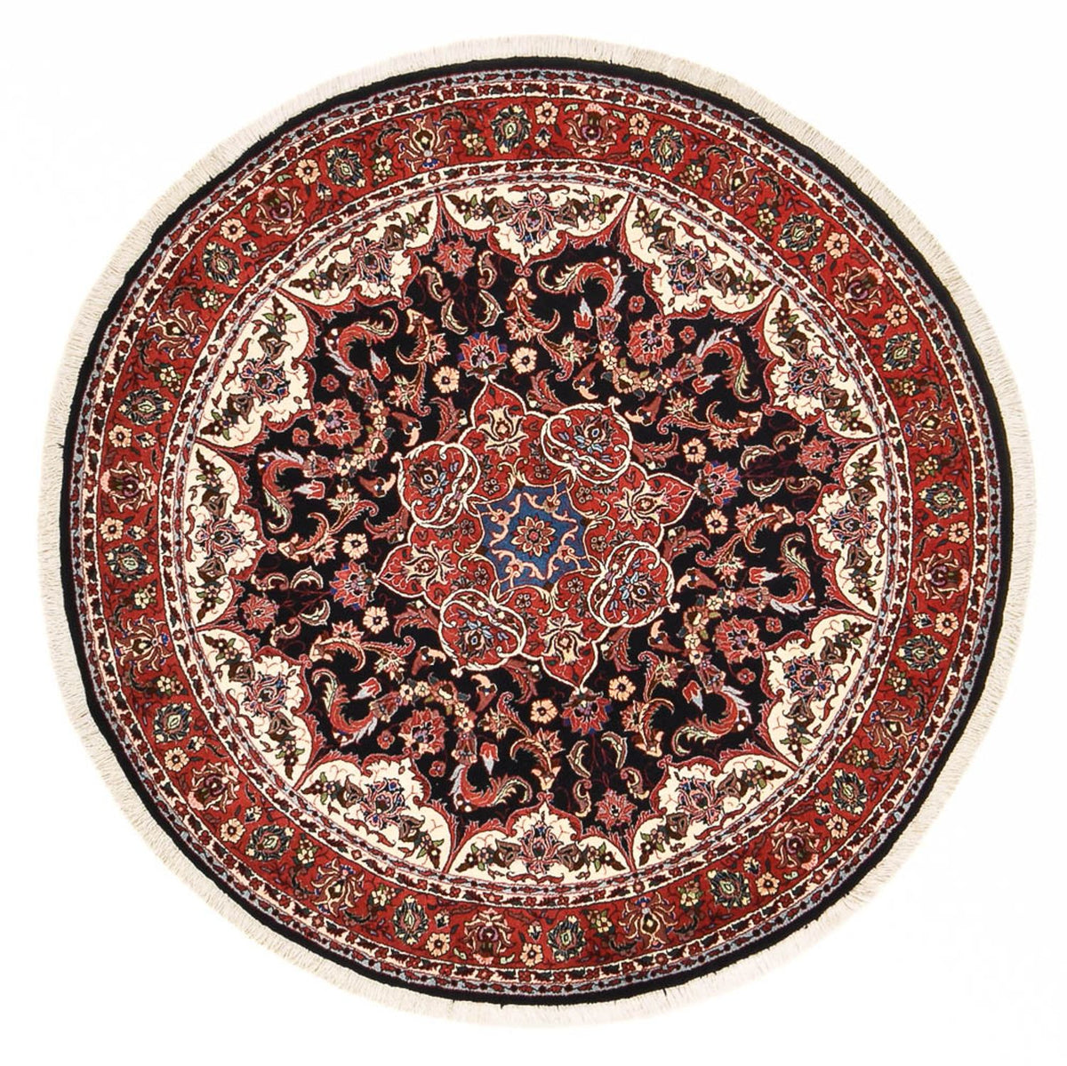 Perser Rug - Bidjar round  - 155 x 155 cm - dark red