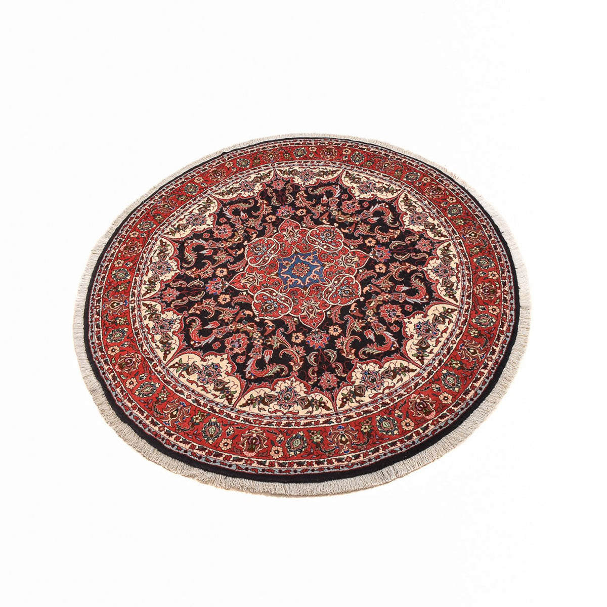Perser Rug - Bidjar round  - 155 x 155 cm - dark red