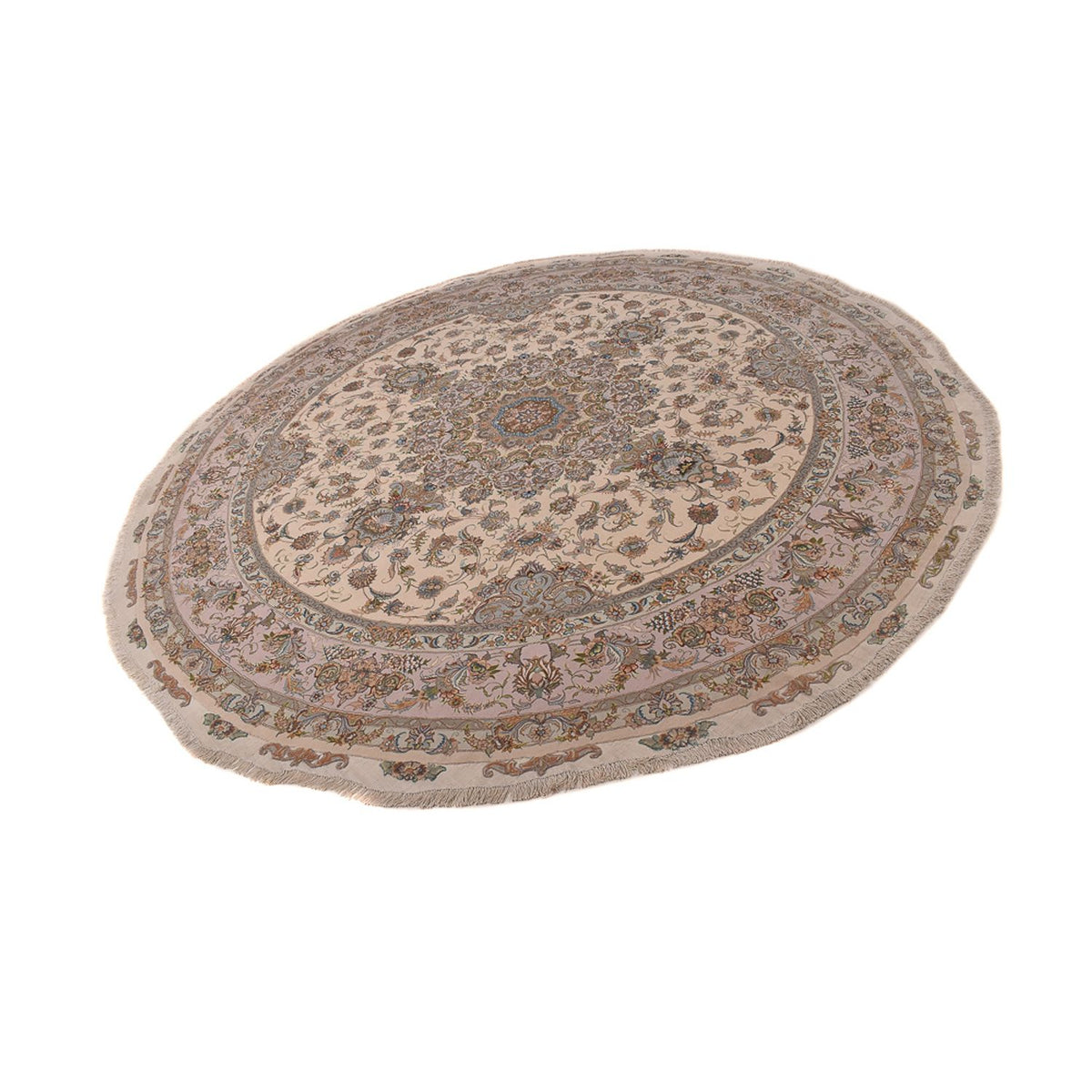 Perser Rug - Tabriz - Royal round  - 303 x 303 cm - beige