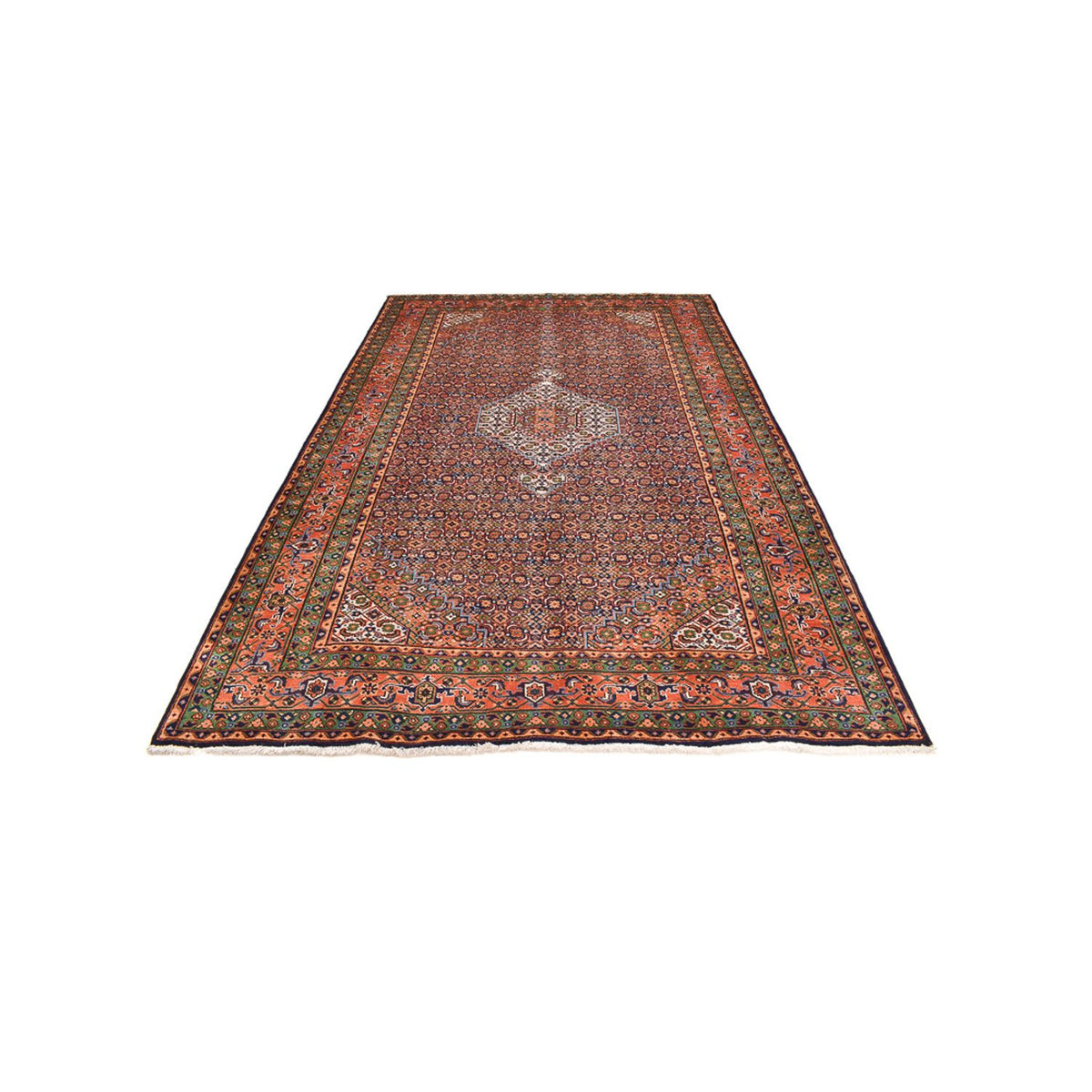 Perser Rug - Nomadic - 307 x 210 cm - dark beige