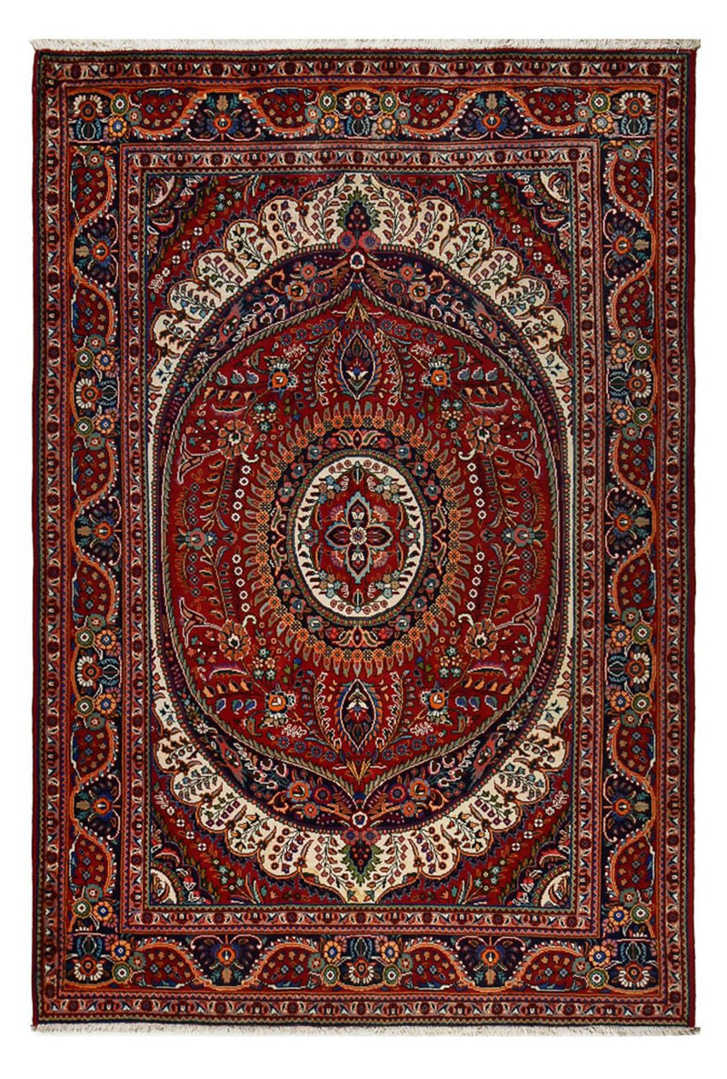 Perser Rug - Nomadic - 300 x 204 cm - dark red