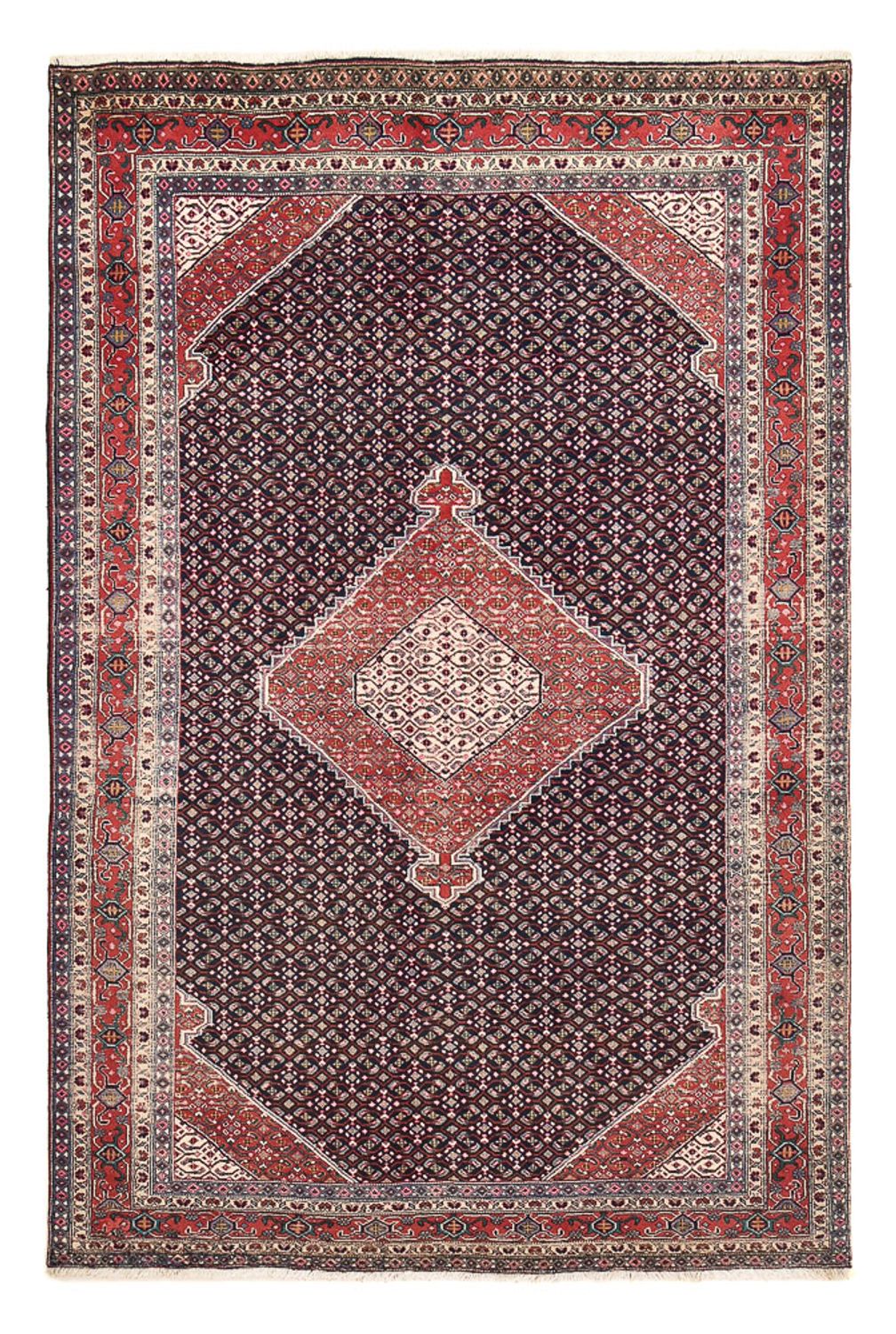 Perser Rug - Nomadic - 304 x 199 cm - bordeaux red