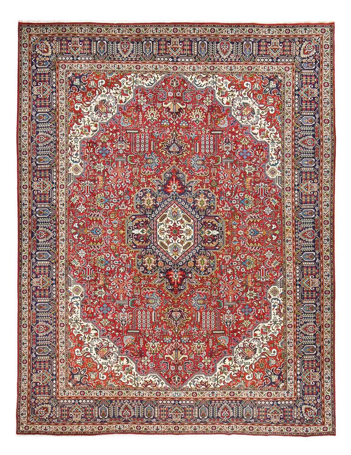 Perser Rug - Tabriz - Royal - 394 x 300 cm - red