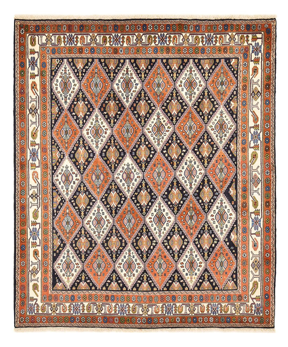 Perser Rug - Nomadic square  - 214 x 183 cm - multicolored