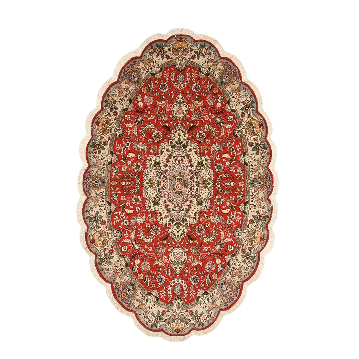 Perser Rug - Tabriz - Royal - 205 x 130 cm - red