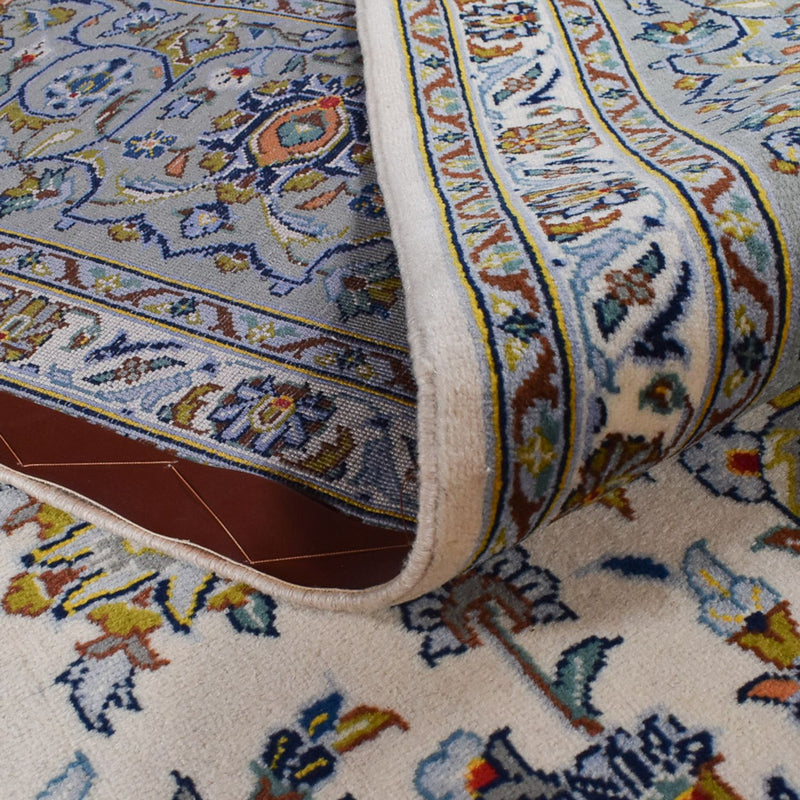 Perser Rug - Keshan - Royal - 332 x 248 cm - light grey