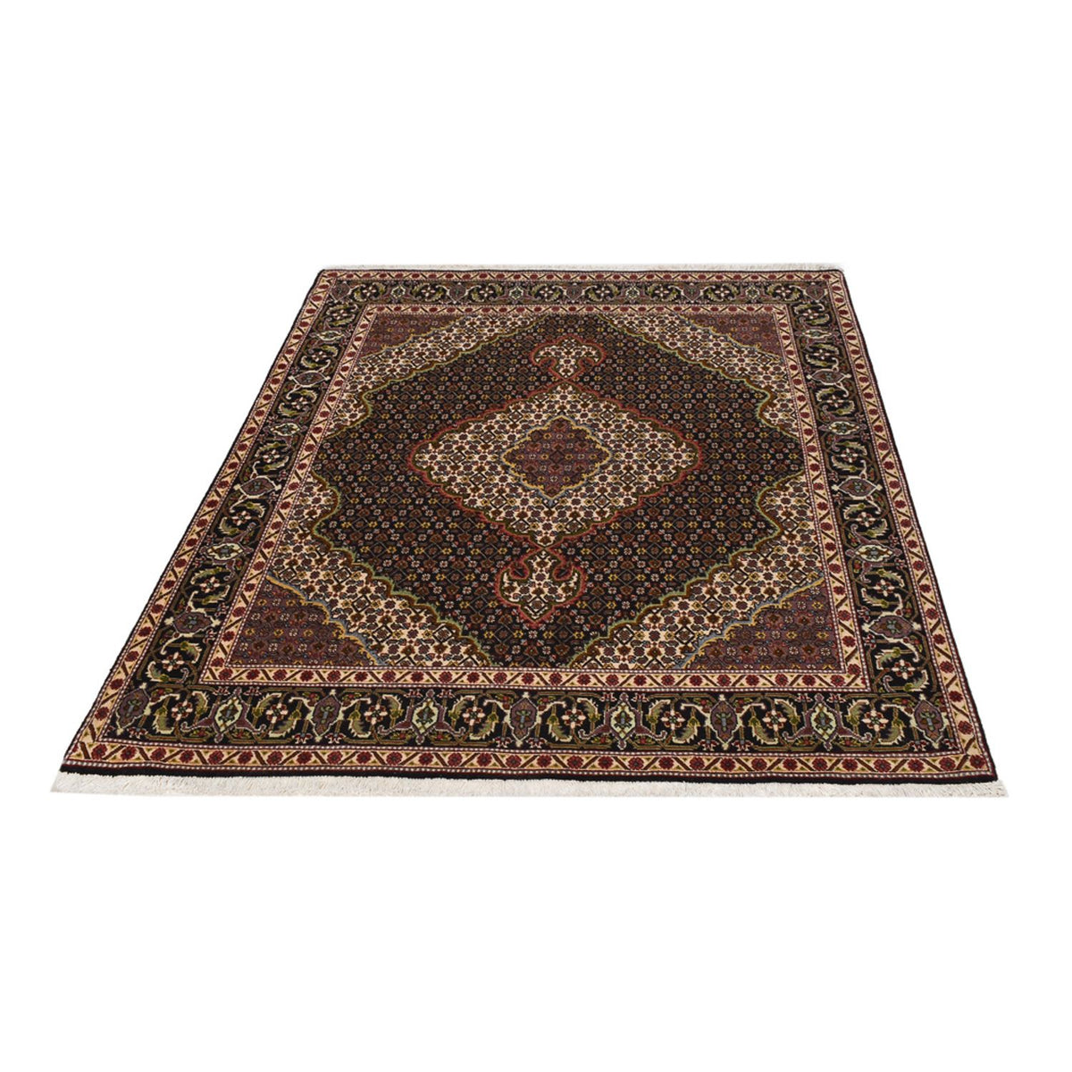Perser Rug - Tabriz - Royal - 202 x 150 cm - dark brown