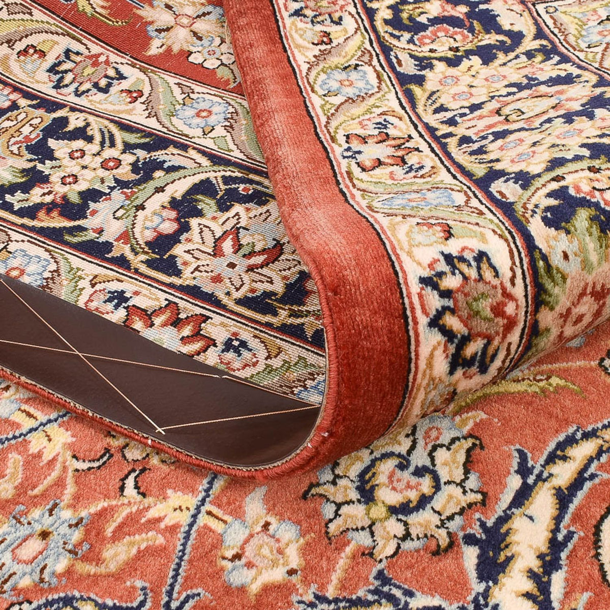 Perser Rug - Ghom - Royal - 207 x 134 cm - red