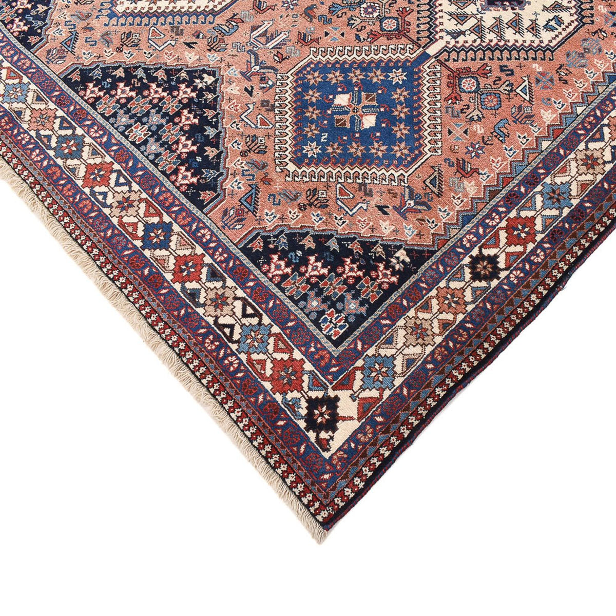 Perser Rug - Nomadic square  - 203 x 193 cm - light red