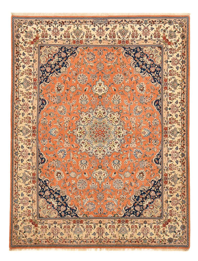 Perser Rug - Ghom - Royal - 255 x 201 cm - terracotta