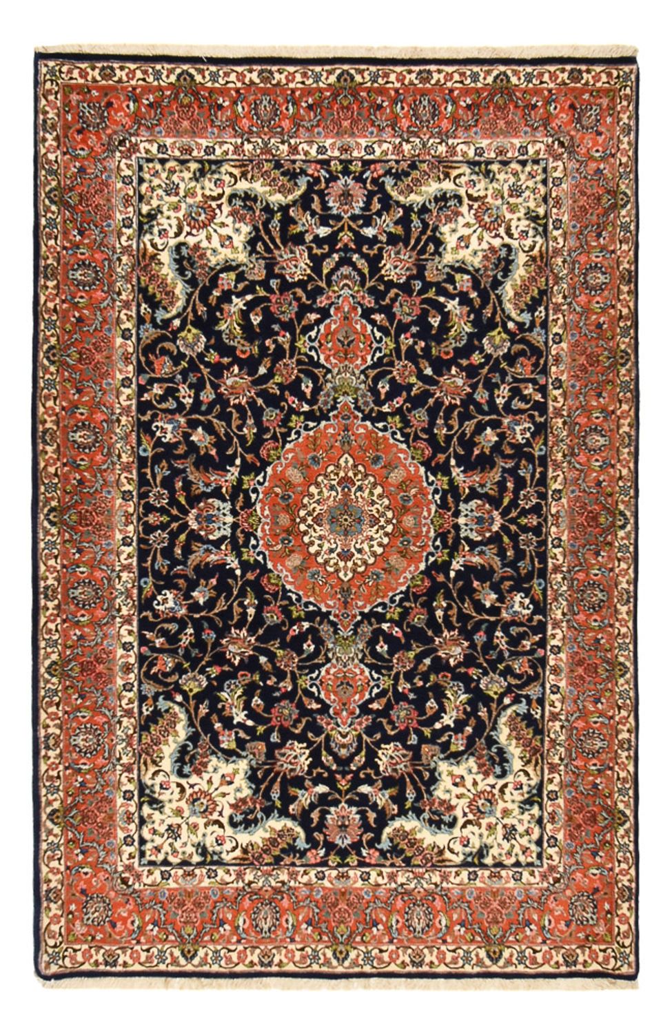Perser Rug - Ghom - Royal - 205 x 137 cm - dark blue
