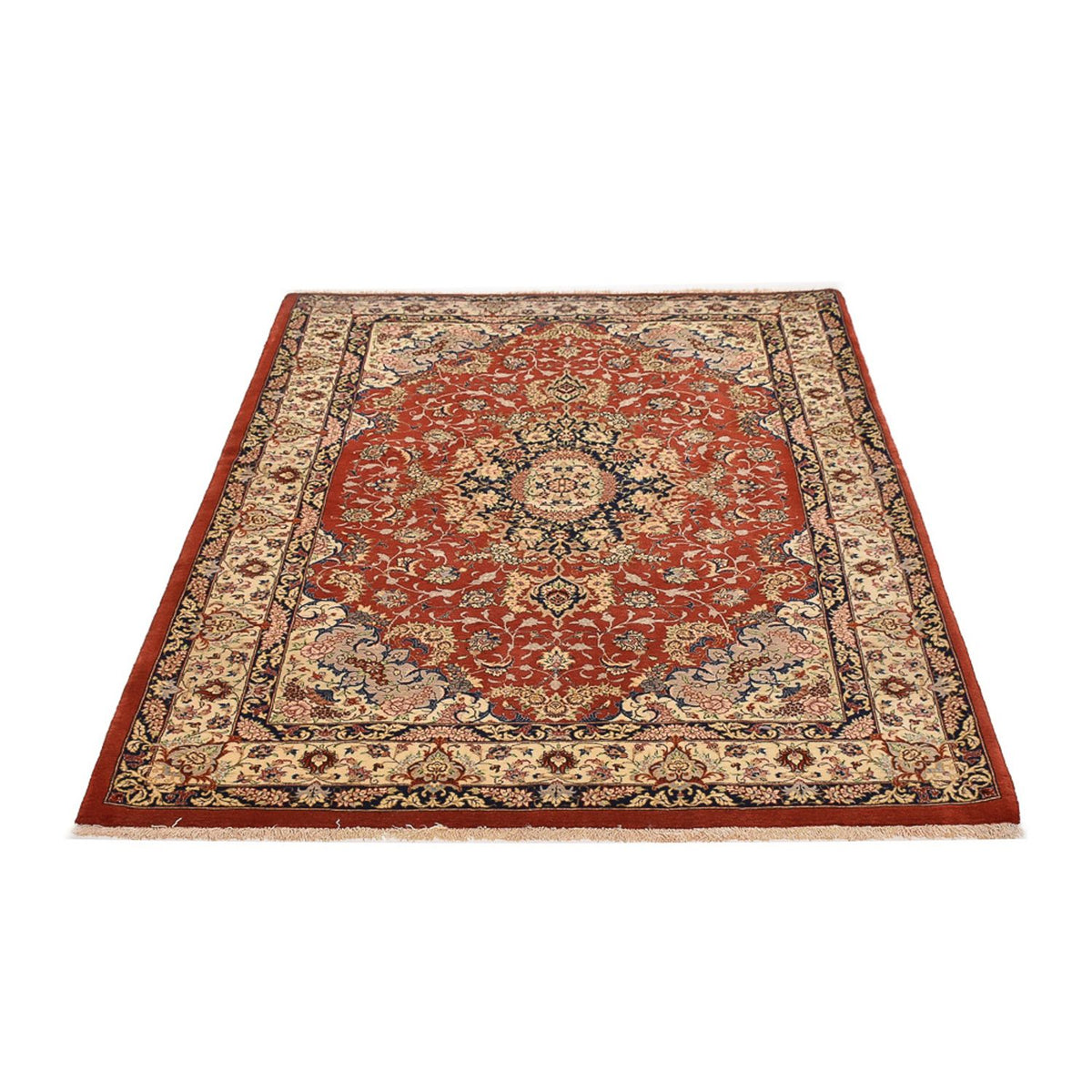 Perser Rug - Ghom - Royal - 205 x 138 cm - red