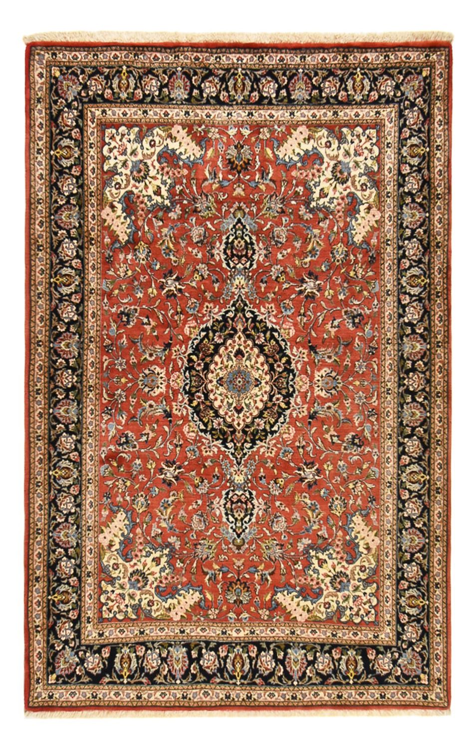 Perser Rug - Ghom - Royal - 220 x 141 cm - red