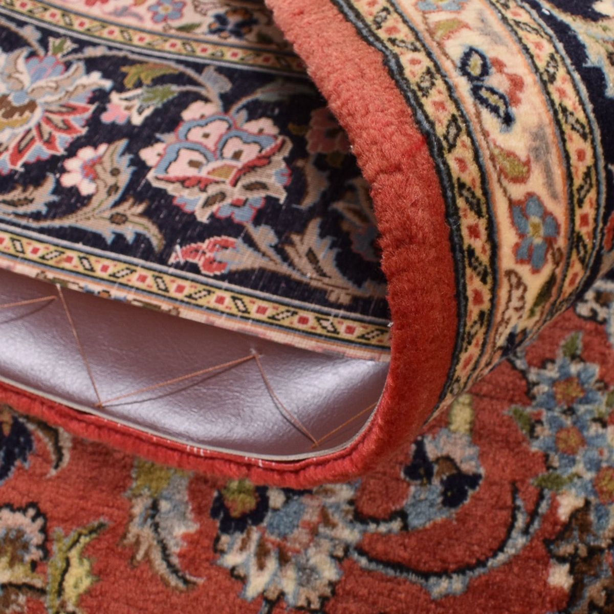 Perser Rug - Ghom - Royal - 220 x 141 cm - red