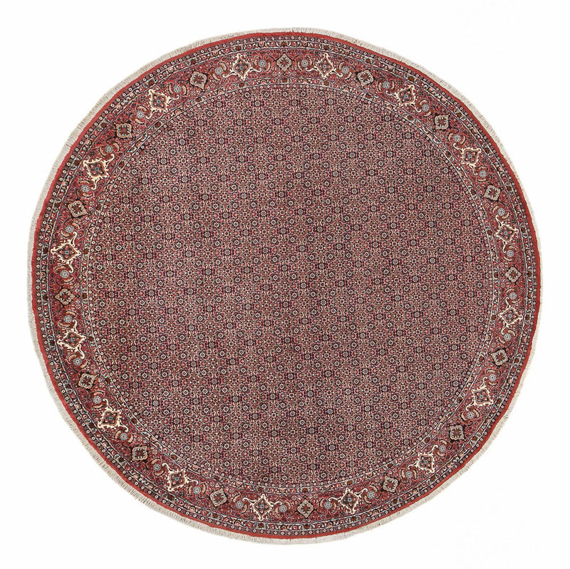 Perser Rug - Bidjar round  - 300 x 300 cm - dark red