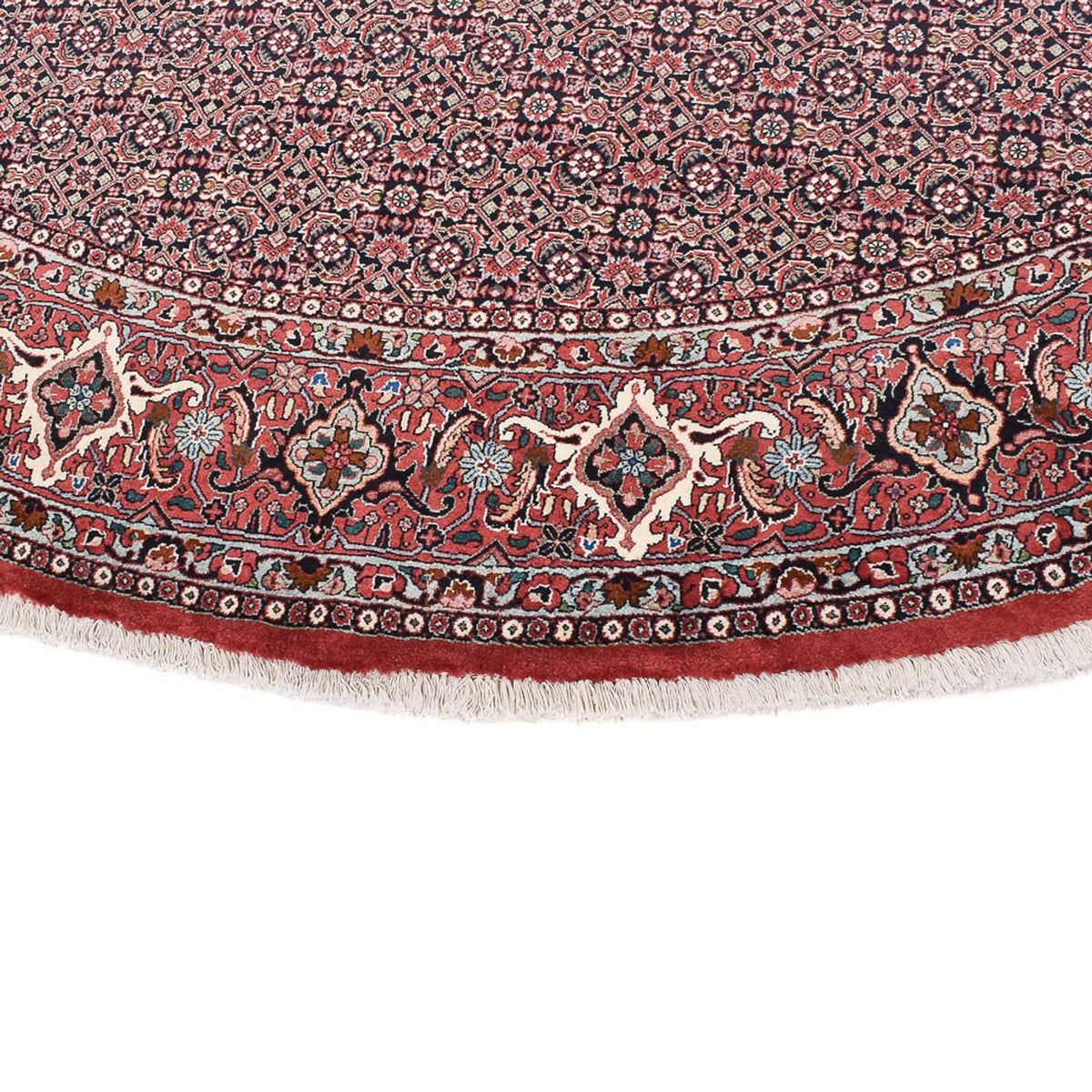 Perser Rug - Bidjar round  - 300 x 300 cm - dark red