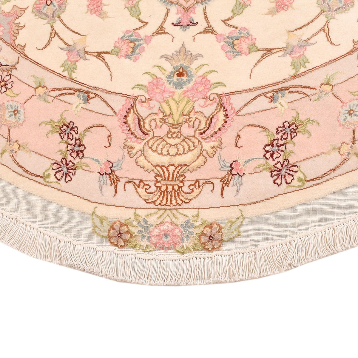 Perser Rug - Tabriz - Royal round  - 143 x 143 cm - salmon