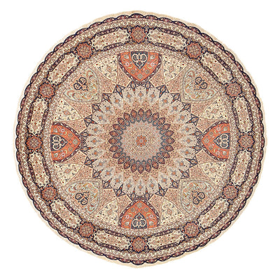 Perser Rug - Tabriz - Royal round  - 312 x 312 cm - beige