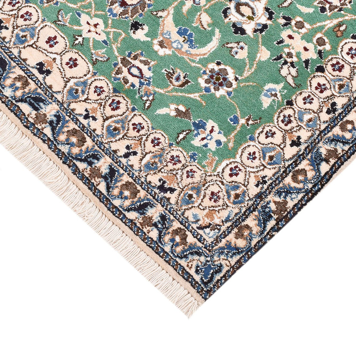 Perser Rug - Nain - Royal - 140 x 87 cm - green