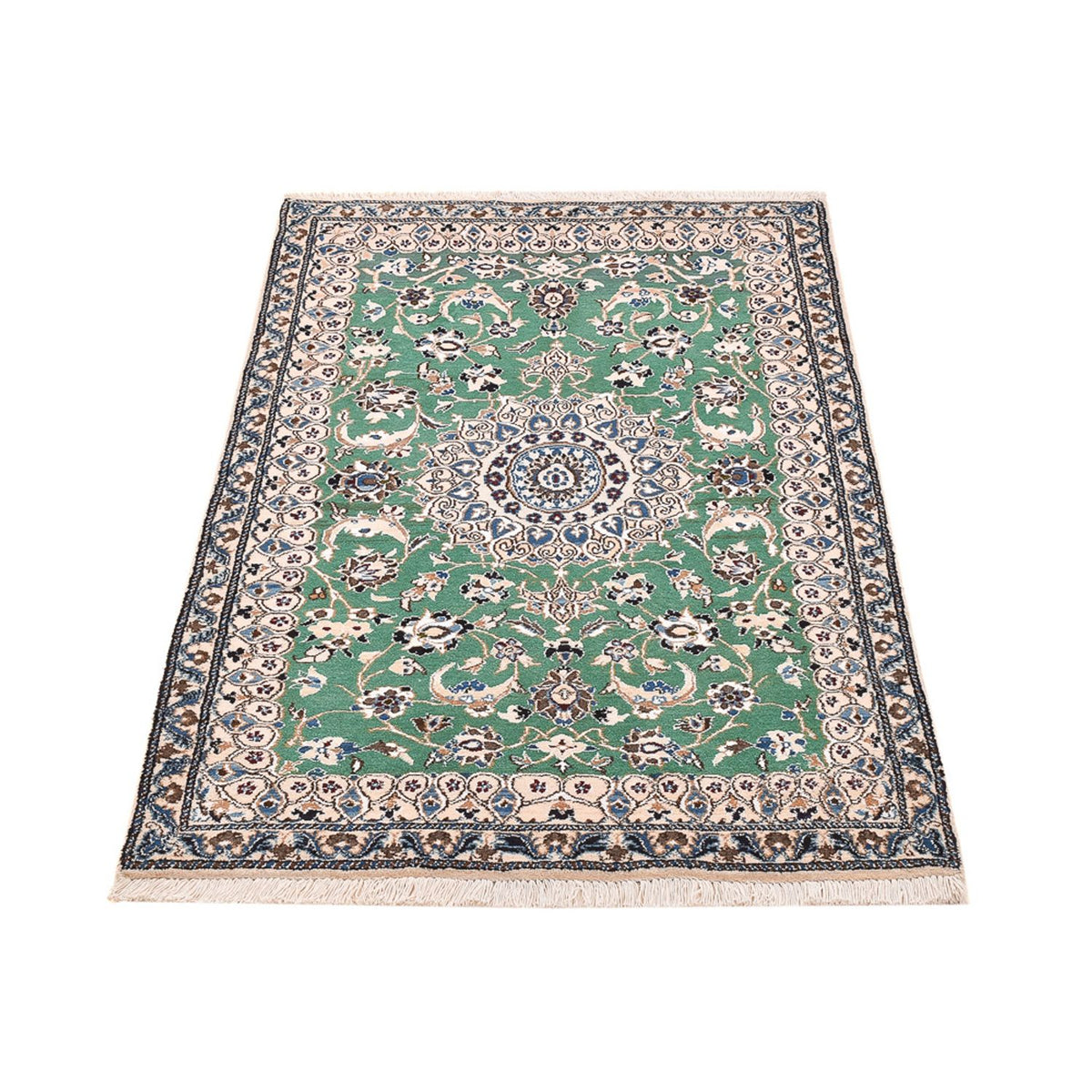 Perser Rug - Nain - Royal - 140 x 87 cm - green