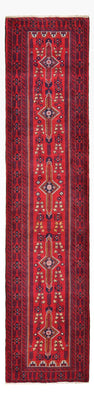 Runner Belutsch Rug - 416 x 100 cm - red