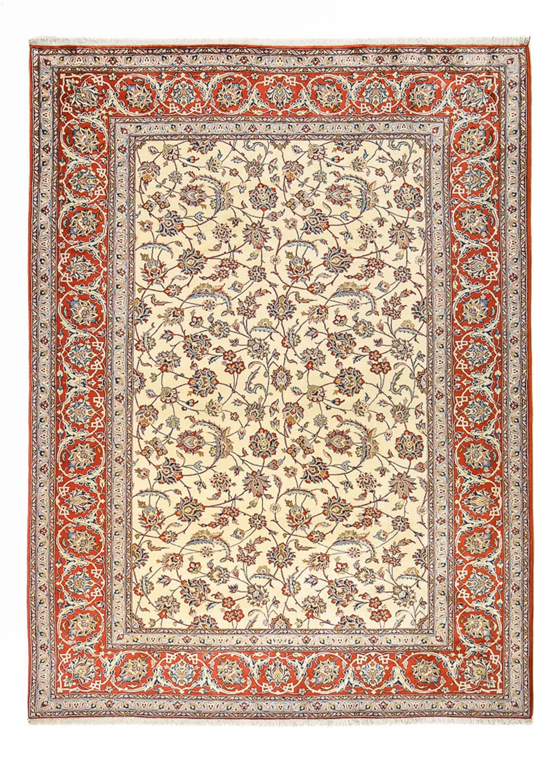 Perser Rug - Isfahan - Premium - 367 x 253 cm - light beige