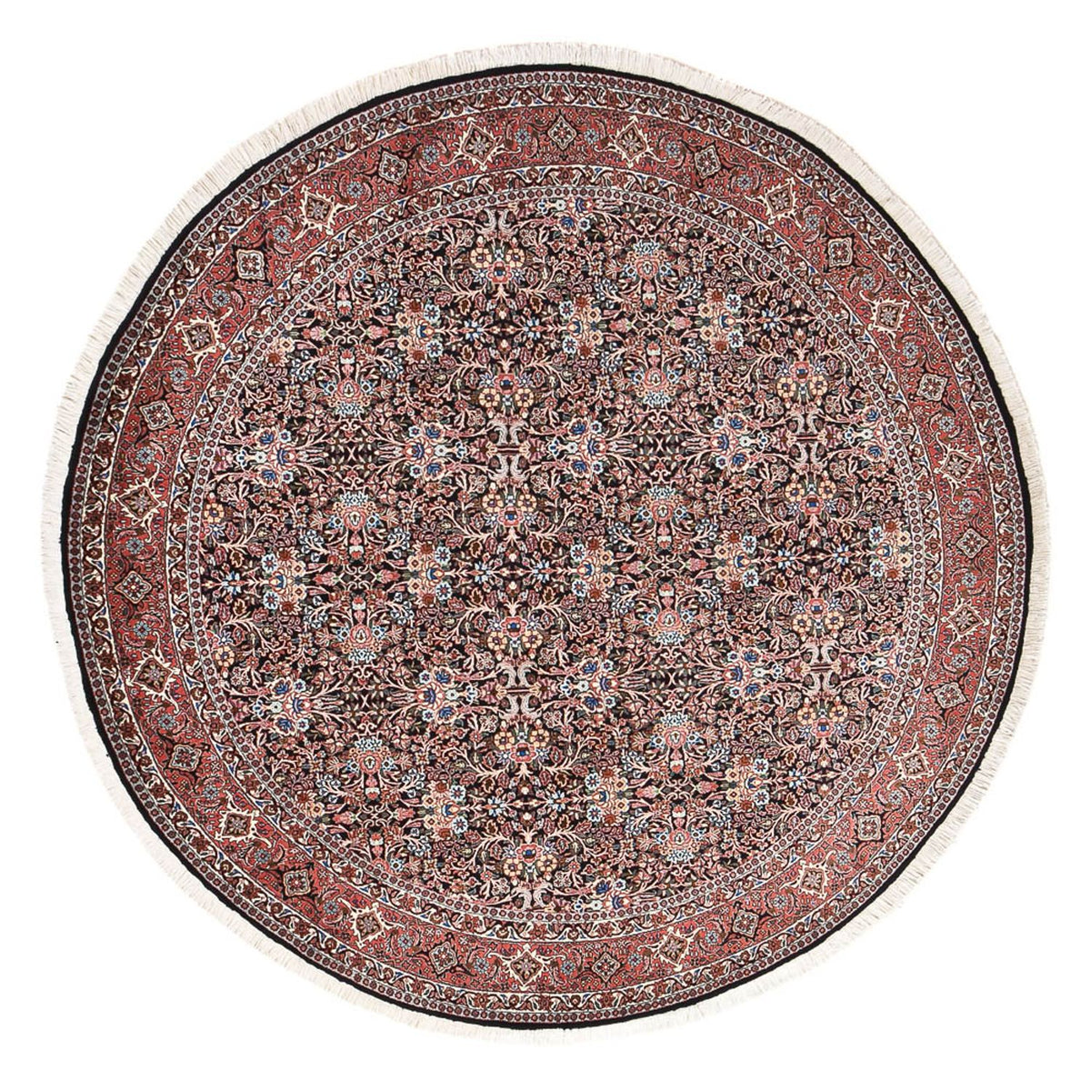 Perser Rug - Bidjar - 240 x 240 cm - dark red