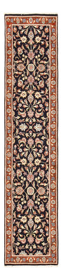 Runner Perser Rug - Keshan - 293 x 66 cm - dark blue