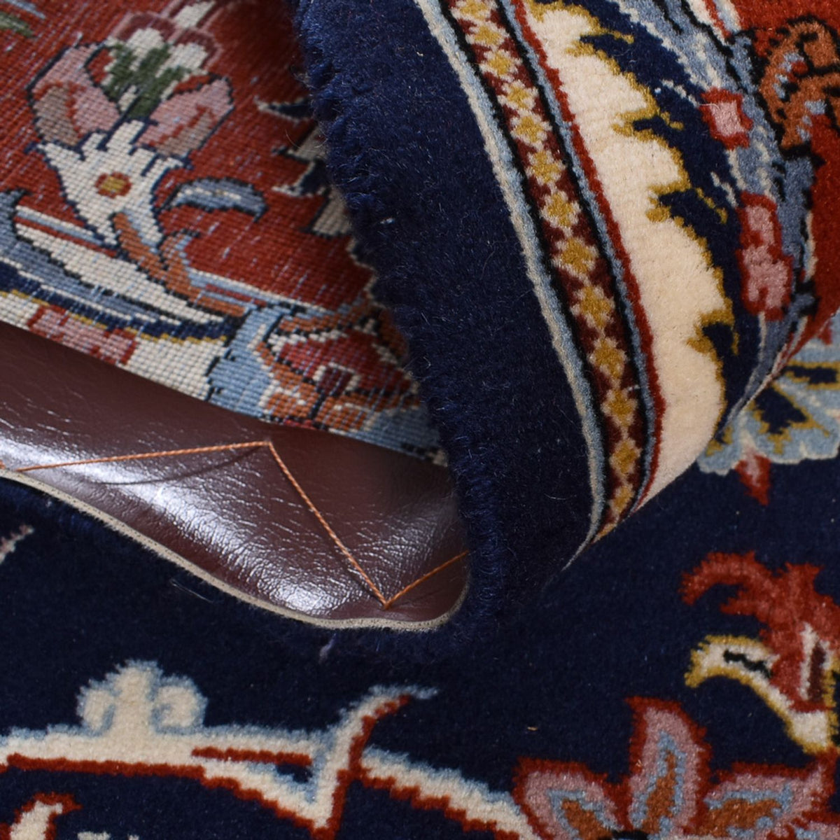 Perser Rug - Ghom - 212 x 146 cm - dark blue