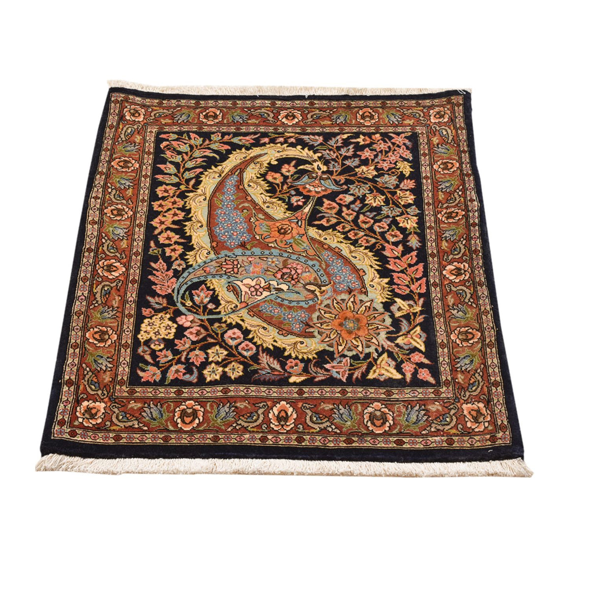 Perser Rug - Ghom - 80 x 63 cm - multicolored