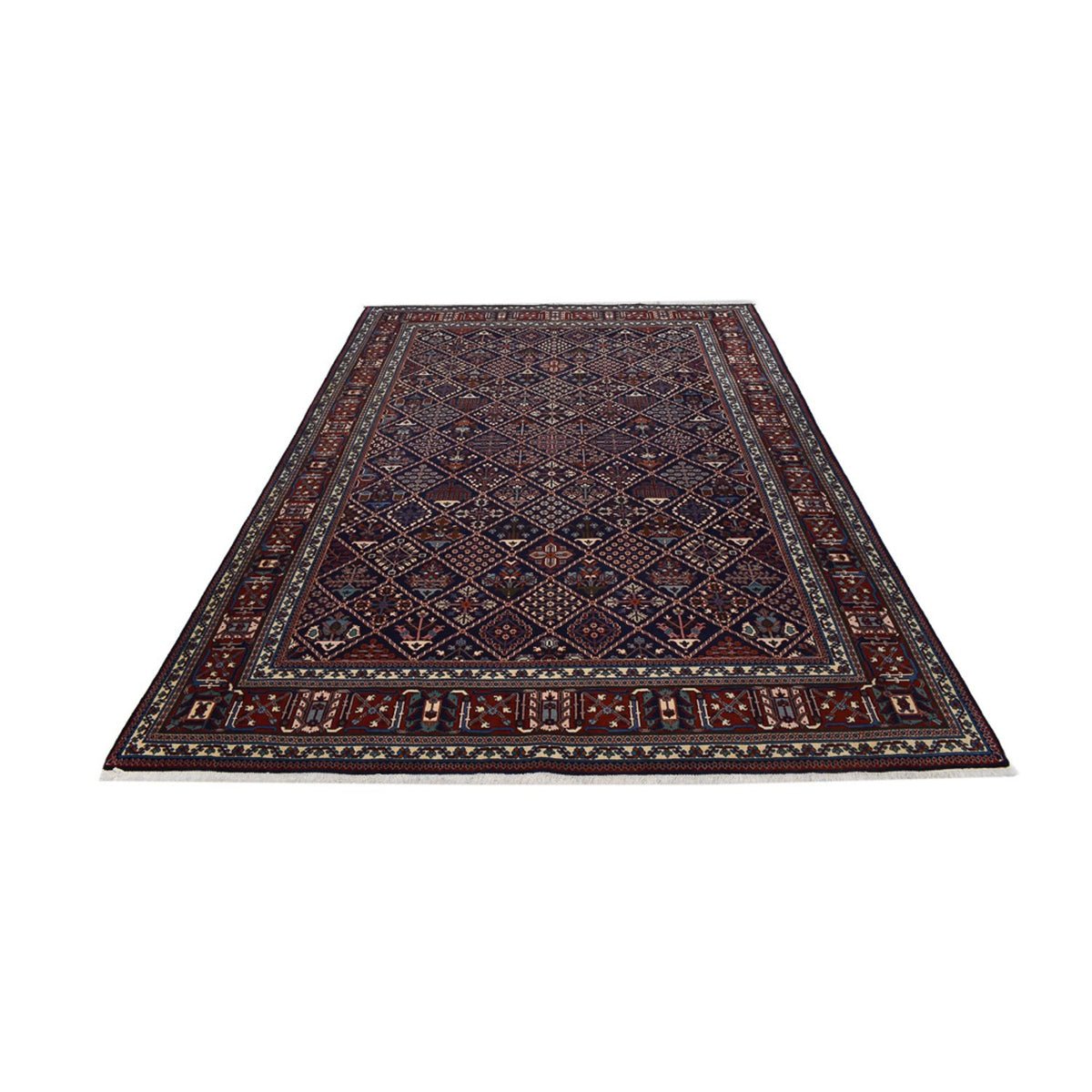 Perser Rug - Nomadic - 293 x 203 cm - wine red