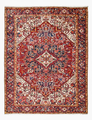 Perser Rug - Nomadic - 344 x 257 cm - red