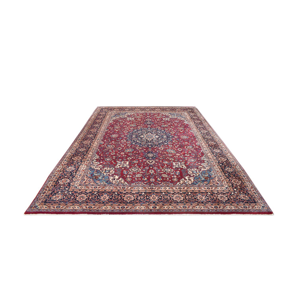 Perser Rug - Keshan - 340 x 245 cm - dark red