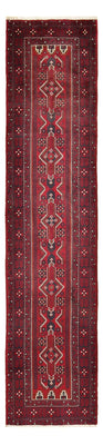 Runner Belutsch Rug - 414 x 97 cm - red
