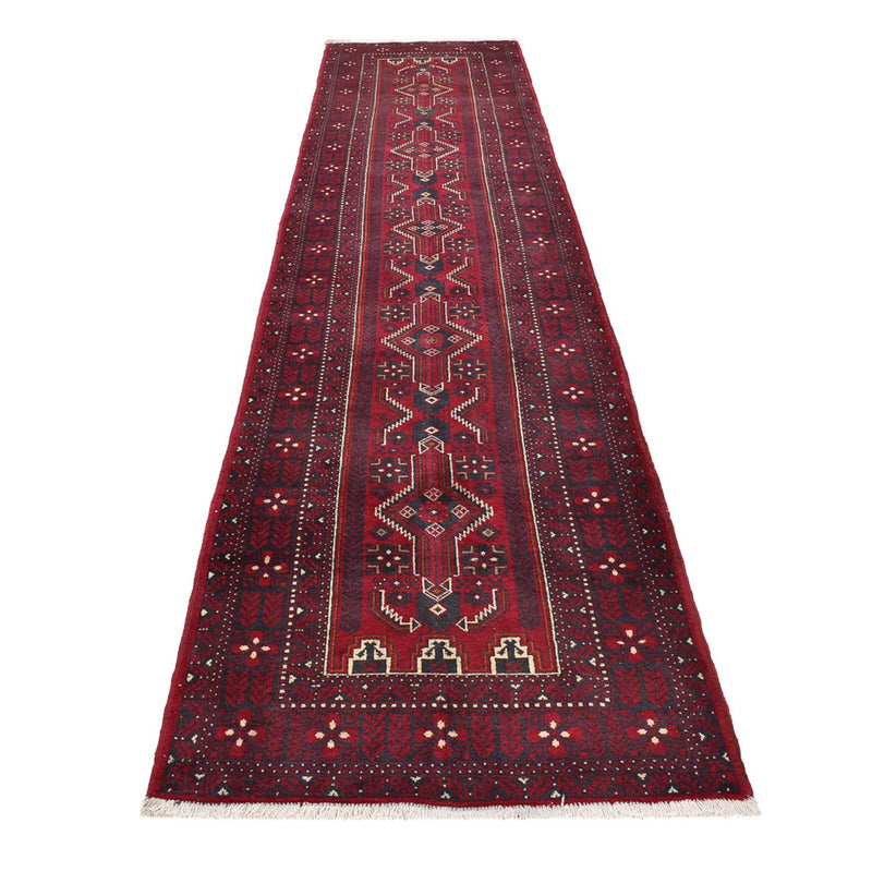 Runner Belutsch Rug - 414 x 97 cm - red