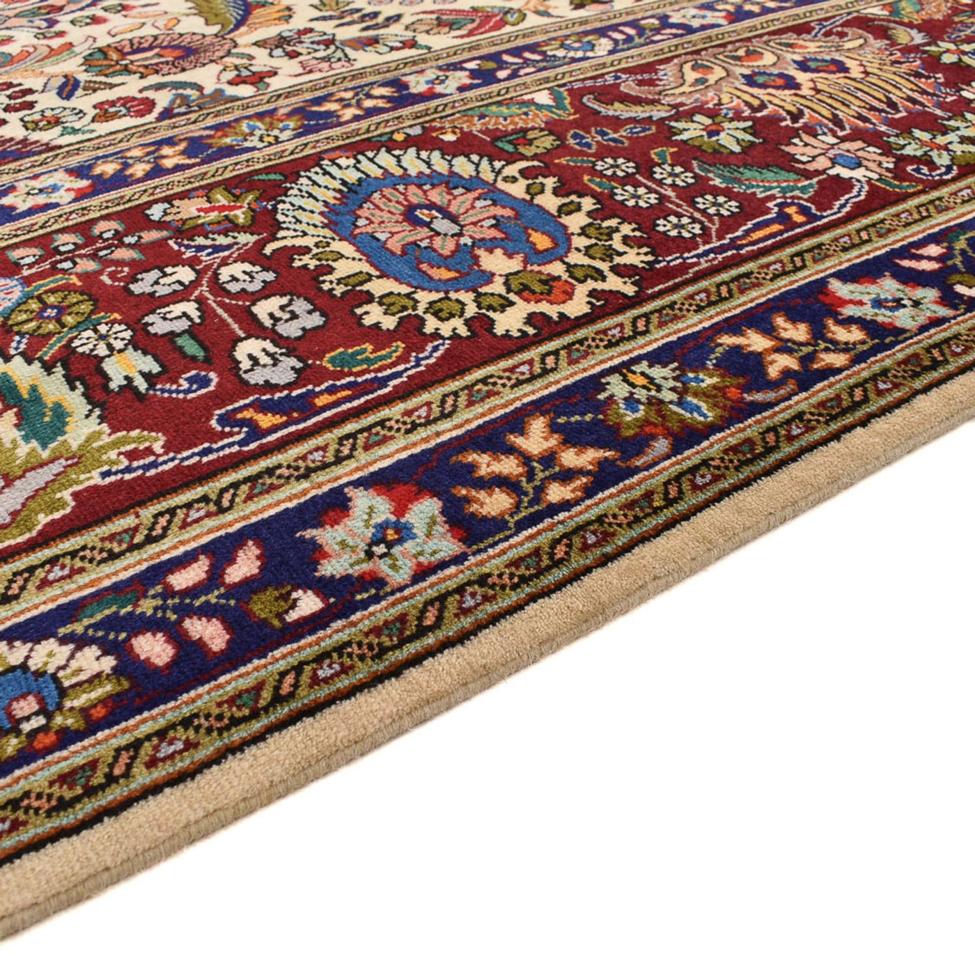 Tabriz - 40 Raj Rug 367x252cm - Persian Rugs