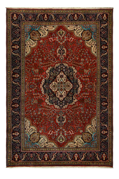 Tabriz - 40 Raj Rug 205x302cm - Persian Rugs