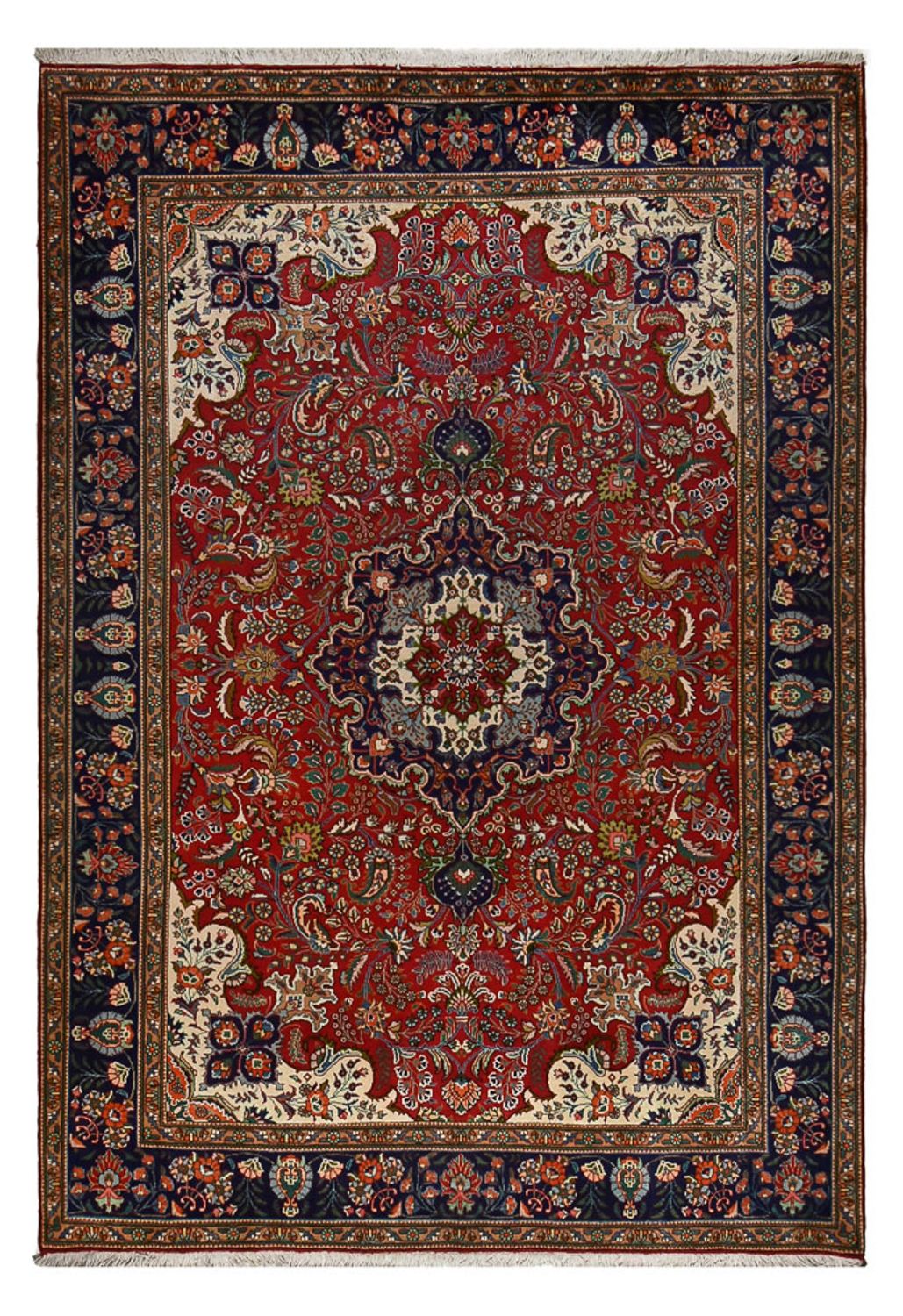 Perser Rug - Tabriz - 290 x 203 cm - bordeaux red