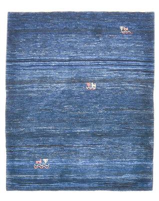 Gabbeh Rug - Loribaft Perser - 143 x 119 cm - dark blue