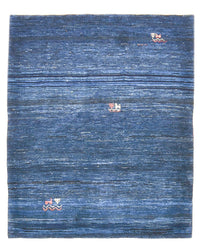 Gabbeh Rug - Loribaft Perser - 143 x 119 cm - dark blue