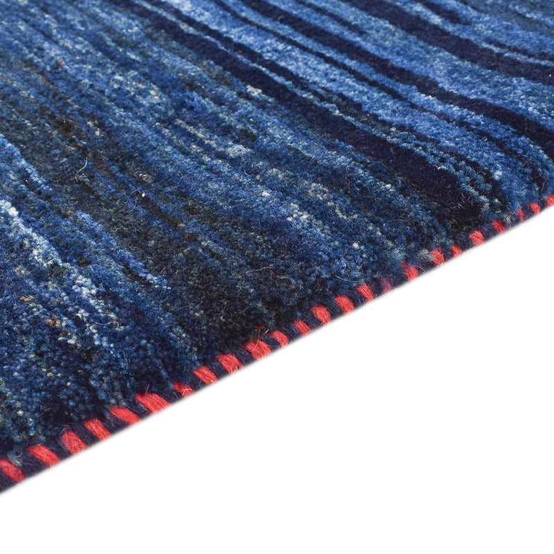 Gabbeh Rug - Loribaft Perser - 143 x 119 cm - dark blue