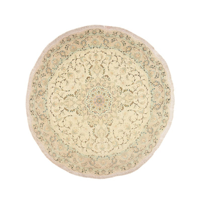 Perser Rug - Tabriz - Premium round  - 200 x 200 cm - sand
