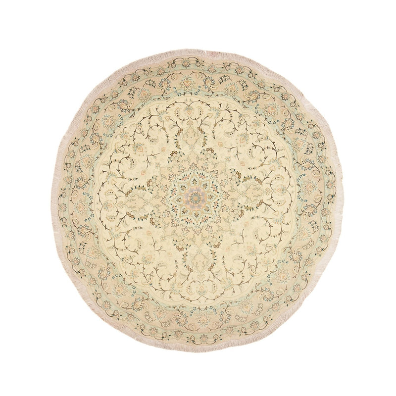 Perser Rug - Tabriz - Premium round  - 200 x 200 cm - sand