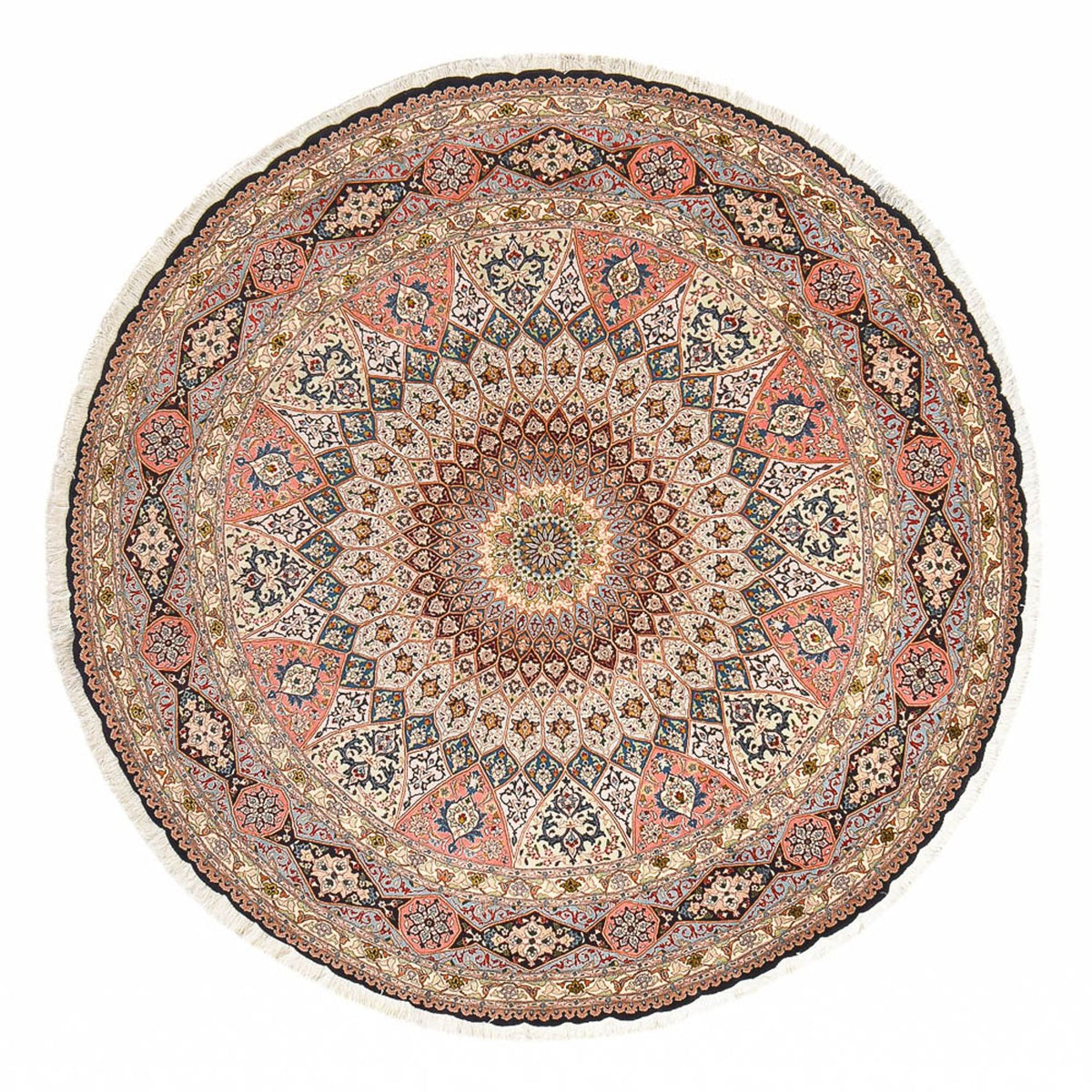 Perser Rug - Tabriz - Royal round  - 250 x 250 cm - multicolored
