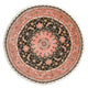 Tabriz - 60 Raj Rug 250x250cm - Persian Rugs