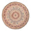 Perser Rug - Tabriz - Royal round  - 250 x 250 cm - light red