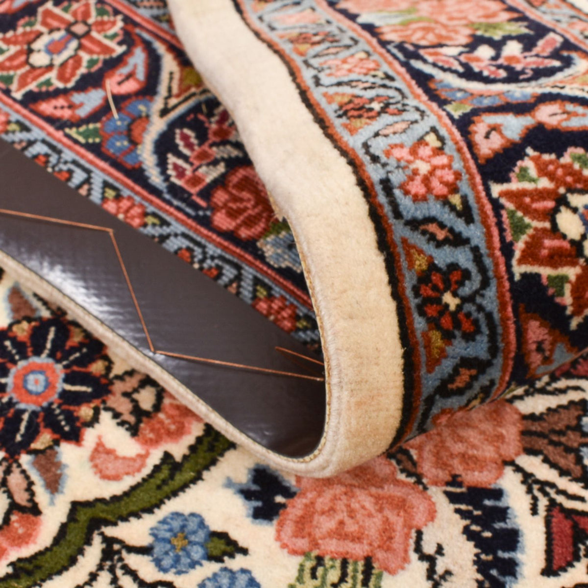 Runner Perser Rug - Bidjar - 322 x 74 cm - dark beige