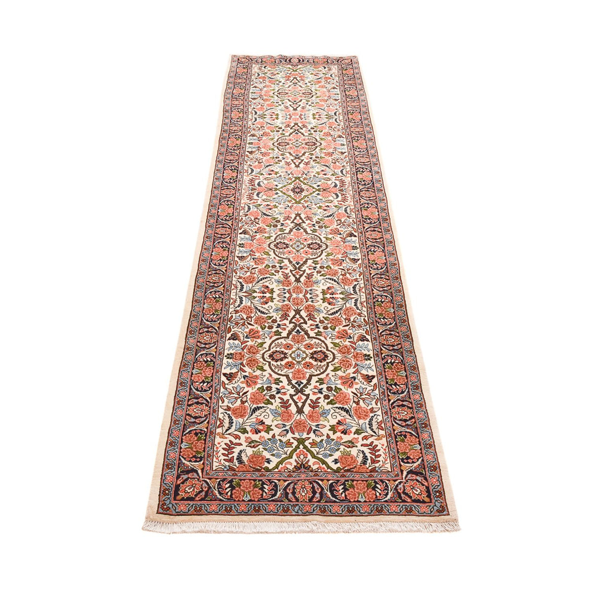 Runner Perser Rug - Bidjar - 322 x 74 cm - dark beige