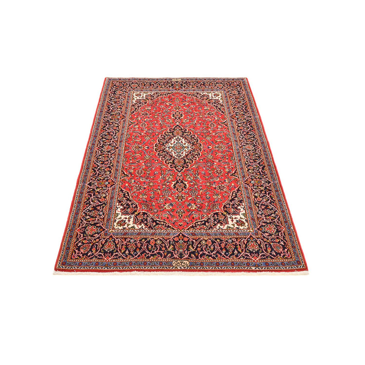 Perser Rug - Keshan - 225 x 141 cm - red